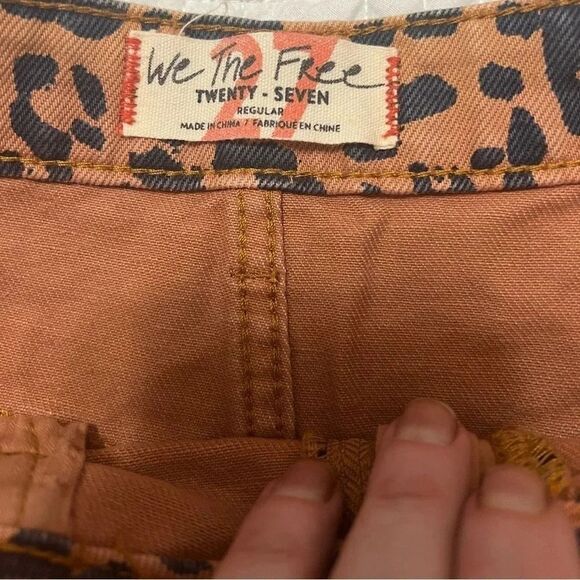 Free people Leopard Print Denim We The Free Mini Skirt by we the Free 27 4 - Picture 8 of 13